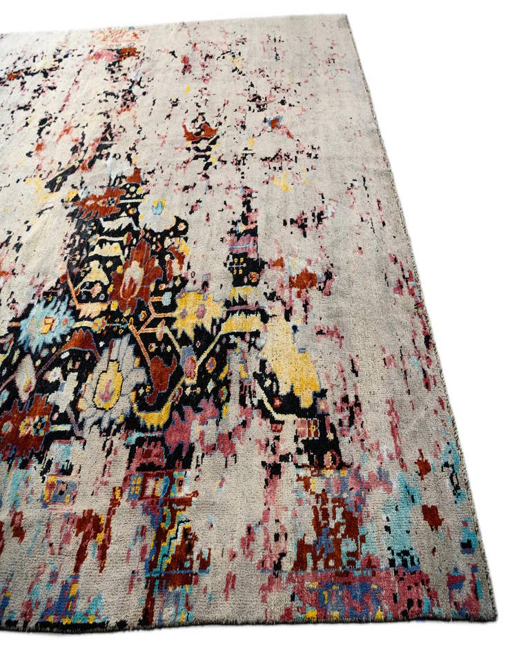 Detail image of 12' 6 x 15' 3  Hand Knotted Darya Wool Rug