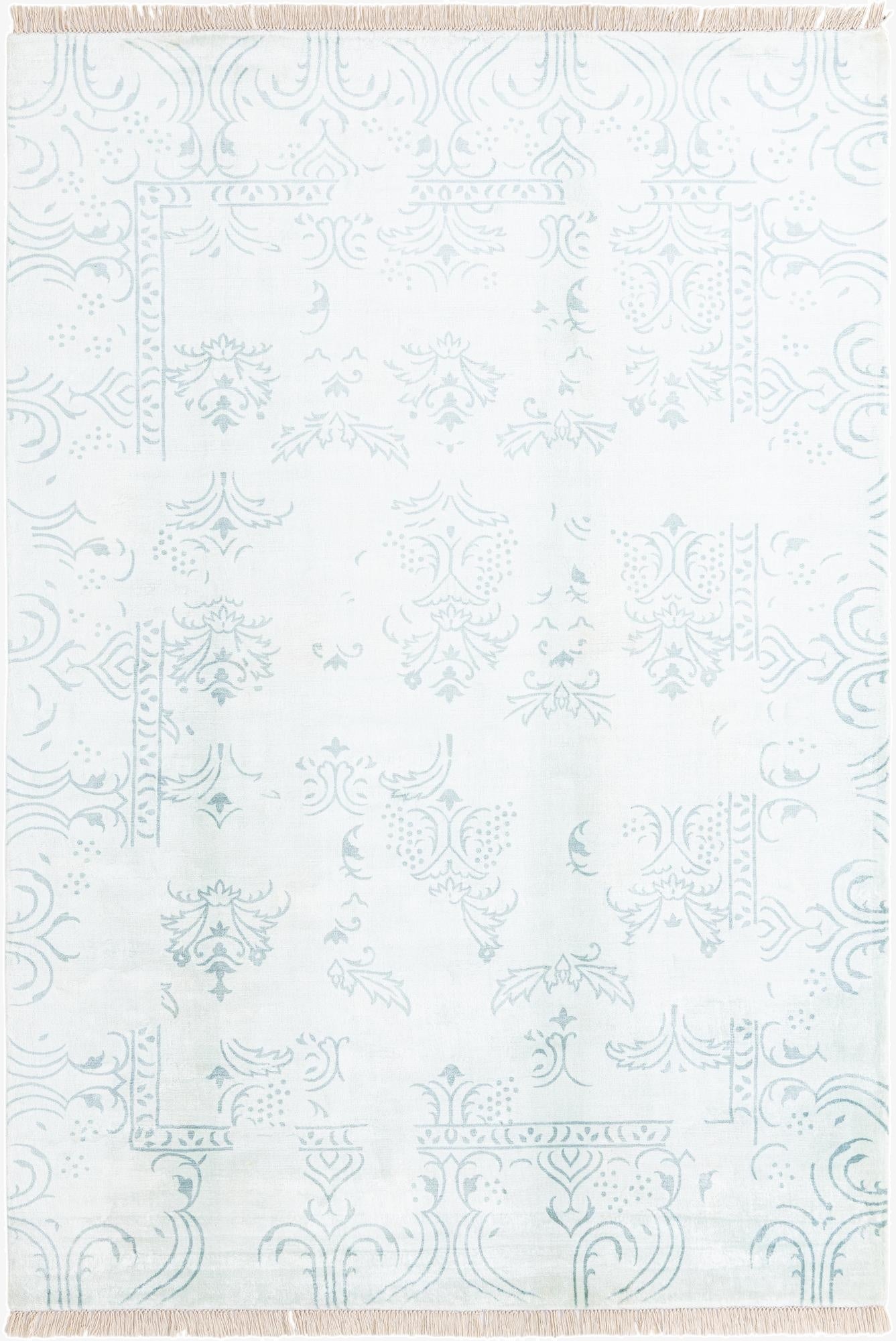 5' 3 x 7' 10  Hand Knotted Darya Wool Rug