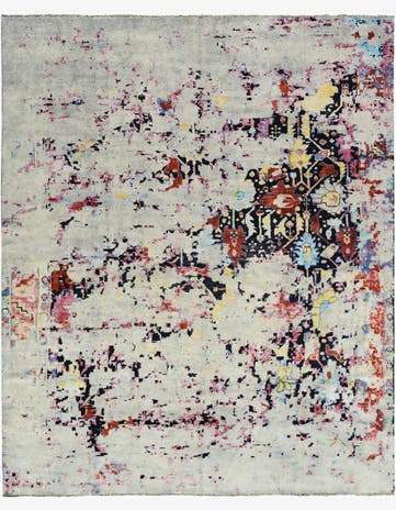 12' 6 x 15' 3 Hand Knotted Darya Wool Rug