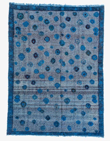 4' 11 x 6' 10 Hand Knotted Darya Wool Rug