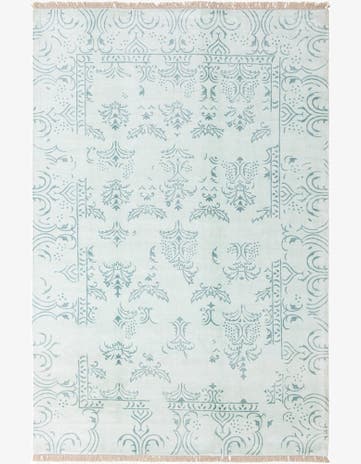 6' 7 x 9' 10 Hand Knotted Darya Wool Rug