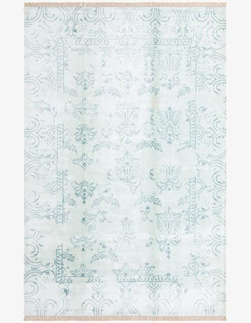 6' 7 x 9' 10 Hand Knotted Darya Wool Rug