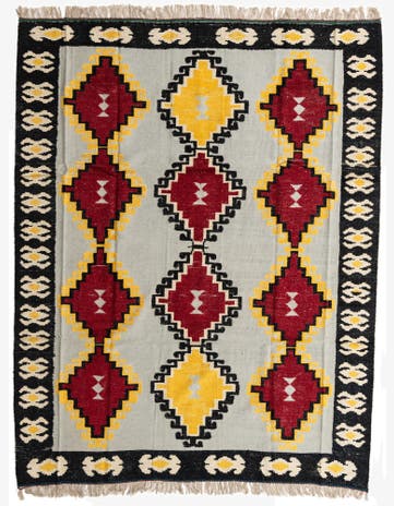 8' 4 x 10' 6 Hand Knotted Darya Wool Rug