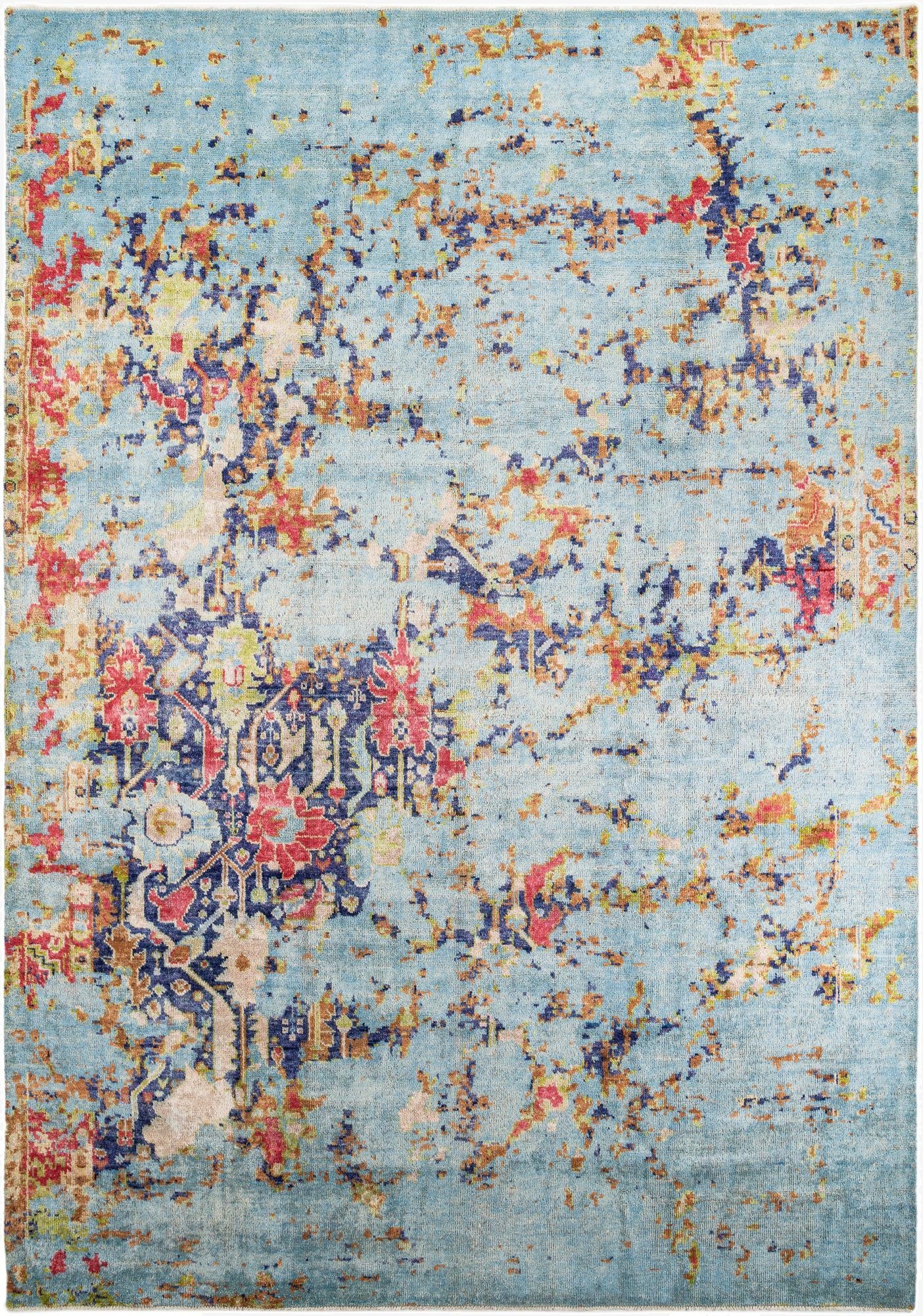 10' 1 x 14' Hand Knotted Darya Wool Rug