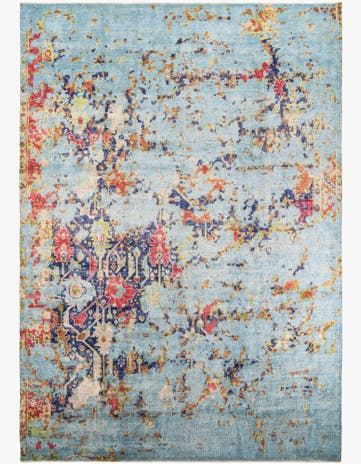 10' 1 x 14' Hand Knotted Darya Wool Rug