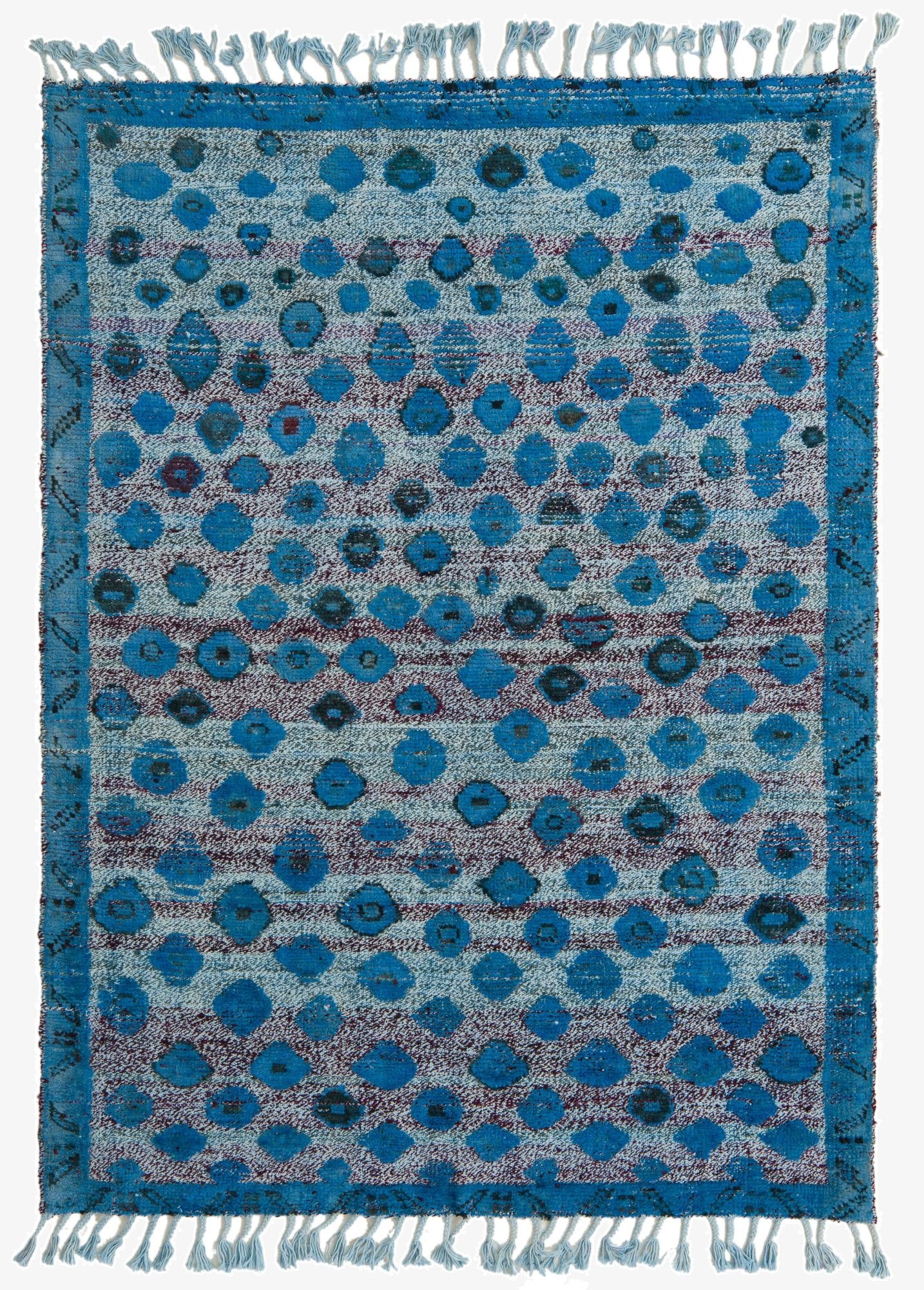 5' x 6' 7  Hand Knotted Darya Wool Rug