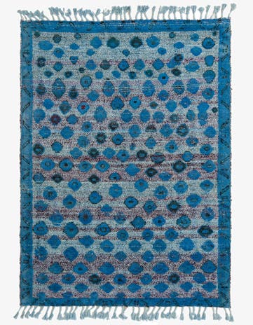 5' x 6' 7 Hand Knotted Darya Wool Rug