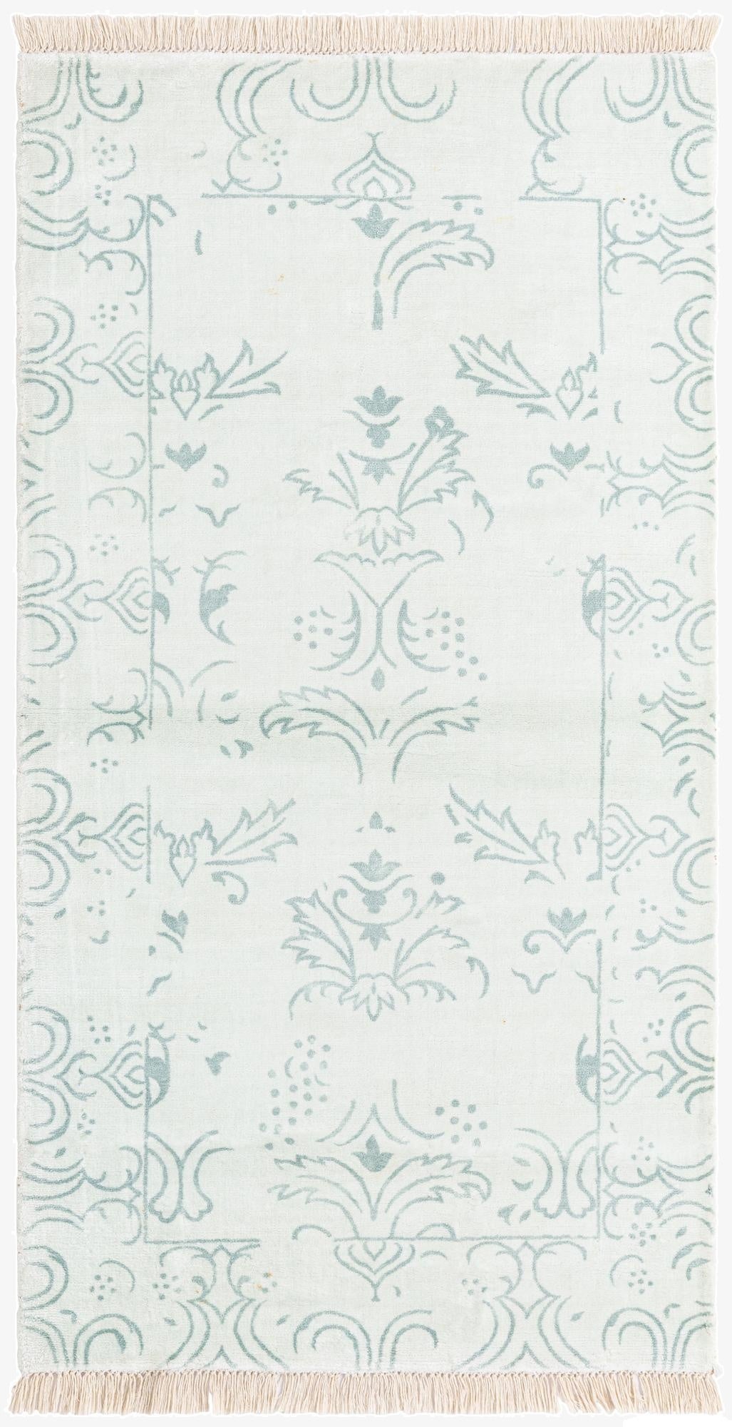 2' 7 x 4' 8  Hand Knotted Darya Wool Rug