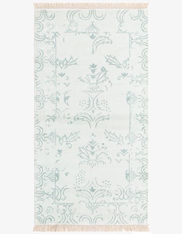 2' 7 x 4' 8 Hand Knotted Darya Wool Rug