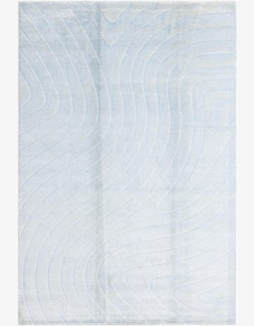 6' 9 x 9' 9 Hand Knotted Darya Wool Rug