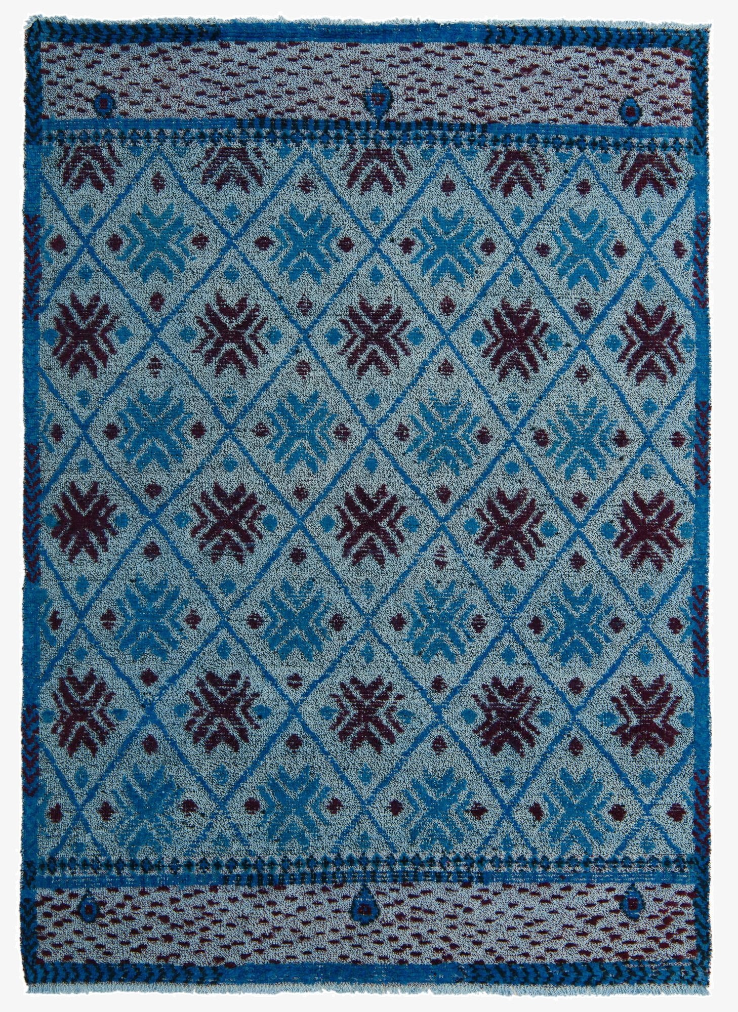 5' 10 x 8' 3  Hand Knotted Darya Wool Rug
