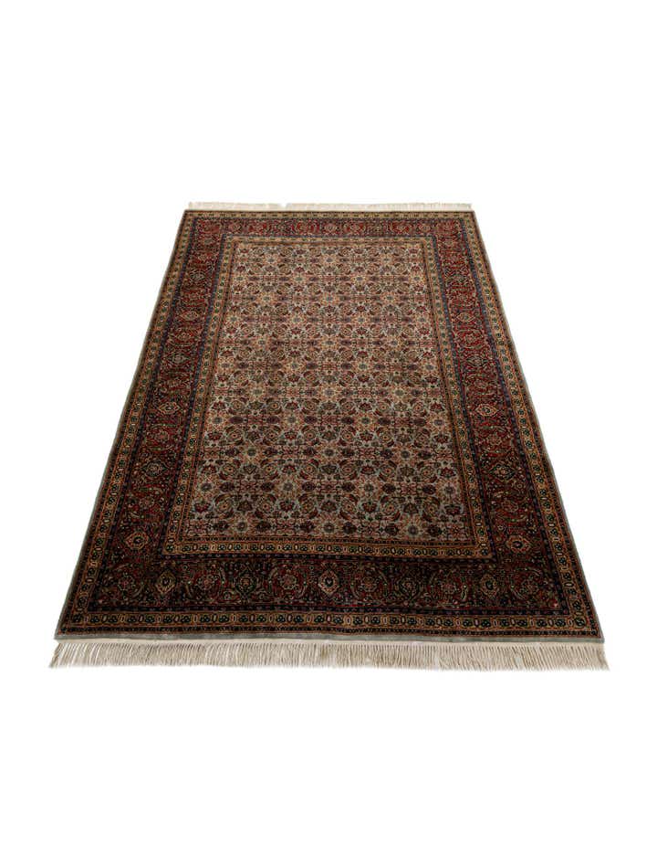 6' 9 x 11' Hand Knotted Farahan Oriental Wool Rug