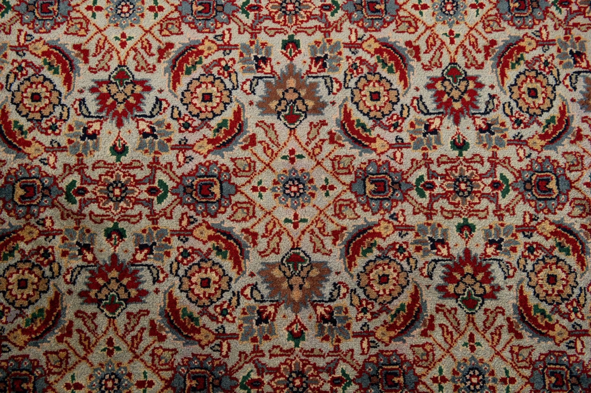 6' 9 x 11' Hand Knotted Farahan Oriental Wool Rug