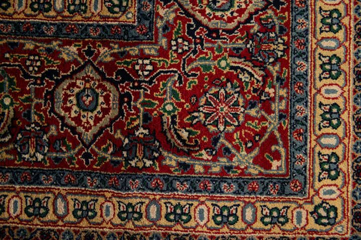 6' 9 x 11' Hand Knotted Farahan Oriental Wool Rug
