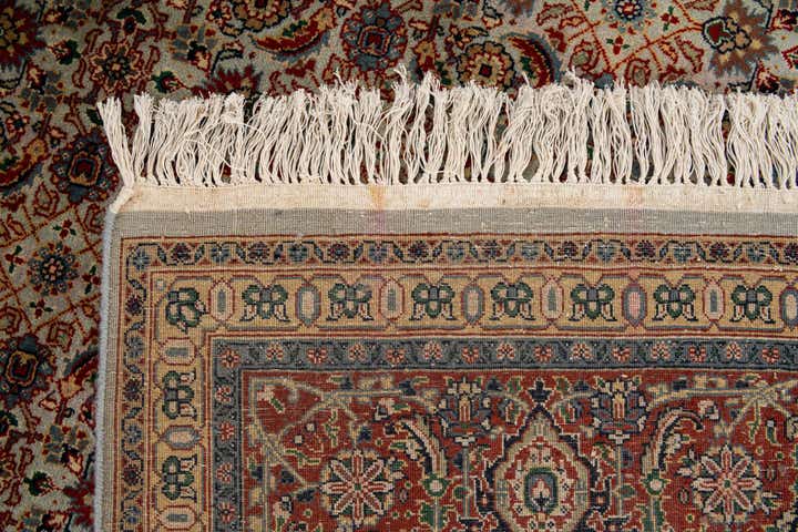 6' 9 x 11' Hand Knotted Farahan Oriental Wool Rug