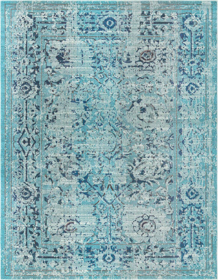 Detail image of 9' x 12' 2 Washable Fleur Rug