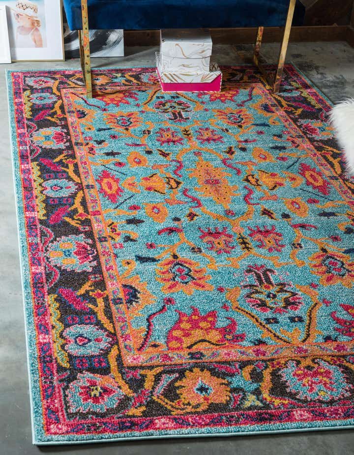 7' x 10' Washable Fleur Rug