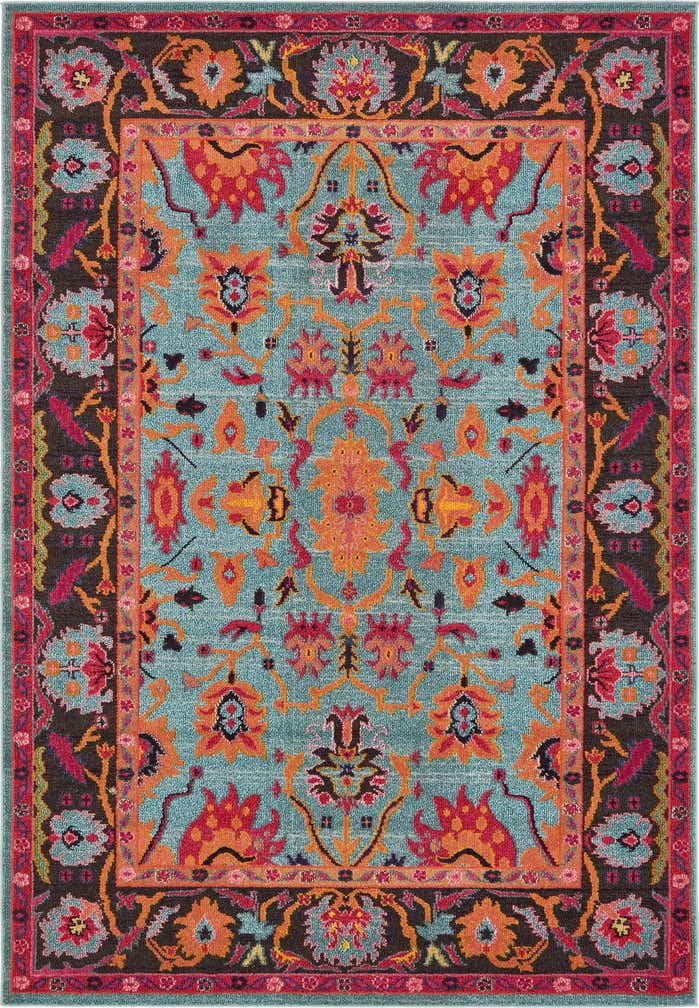 7' x 10' Washable Fleur Rug