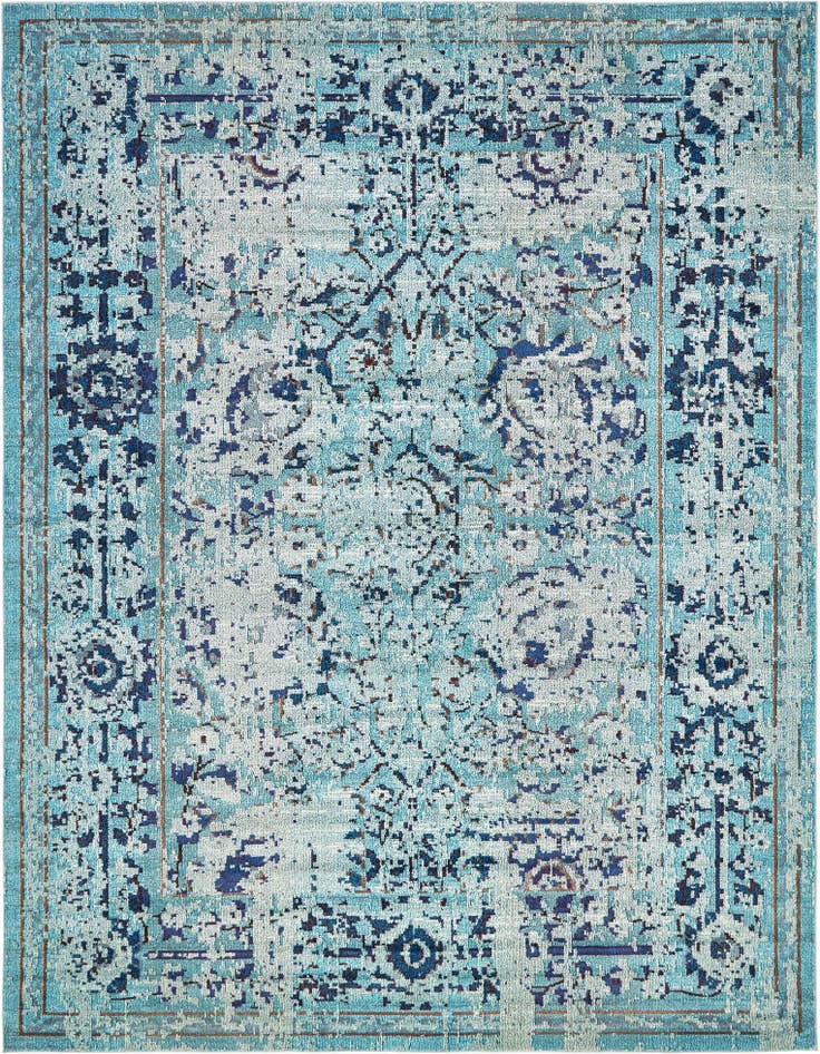 Detail image of 10' x 13' Washable Fleur Rug