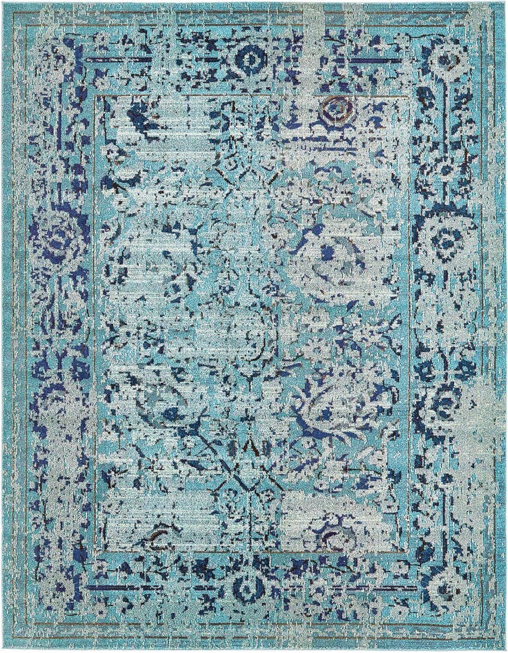 Detail image of 8' x 10' Washable Fleur Rug