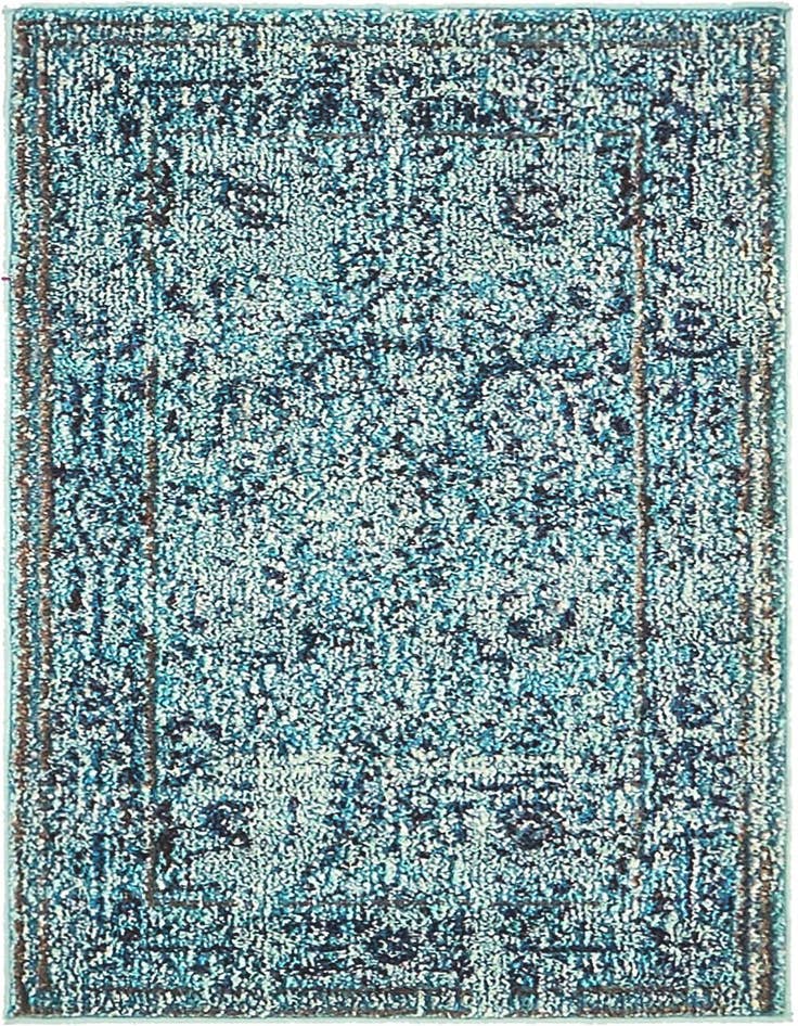 Detail image of 2' 2 x 3' Washable Fleur Rug