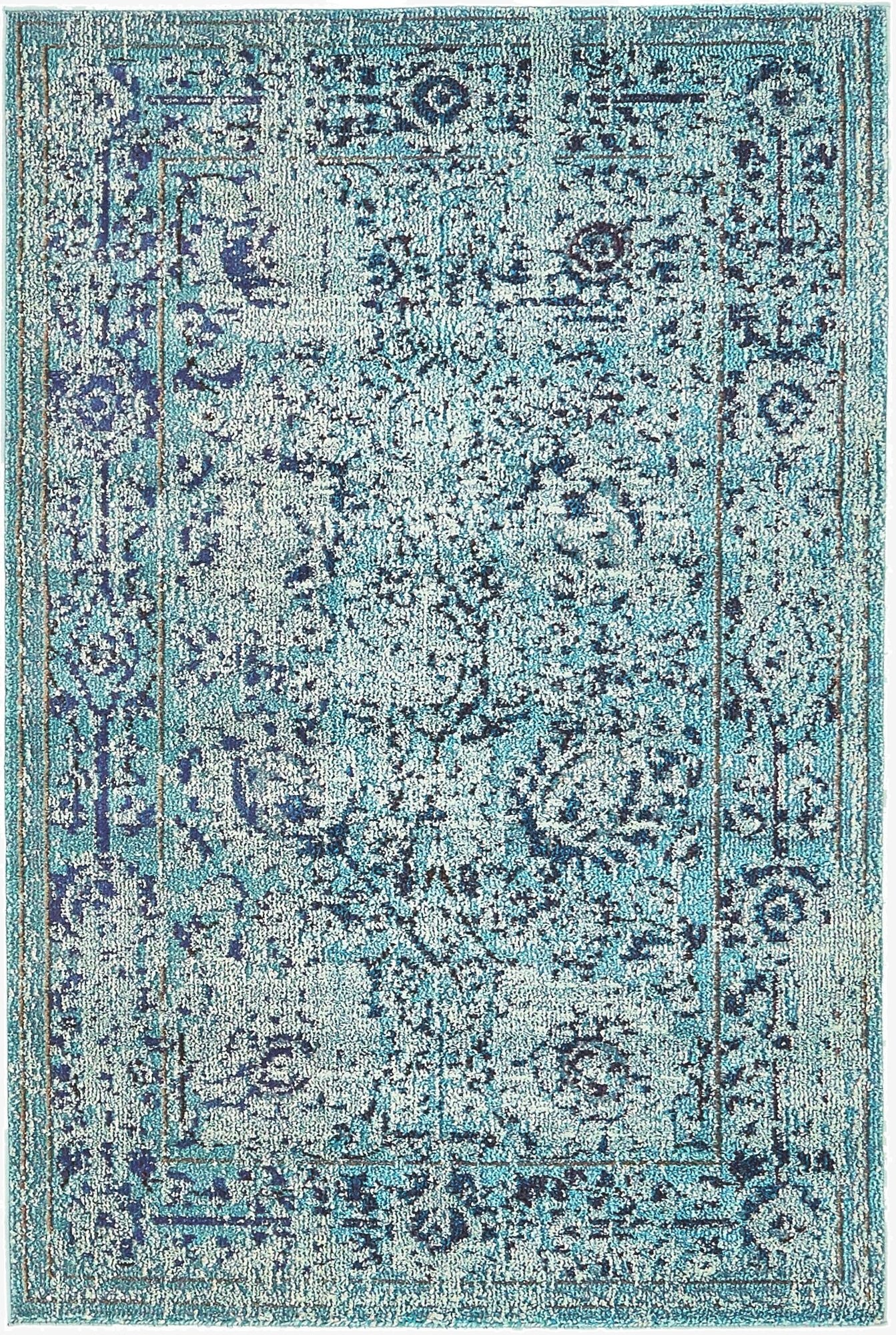 4' x 6' Washable Fleur Rug