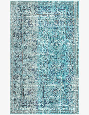 3' 3 x 5' 3 Washable Fleur Rug