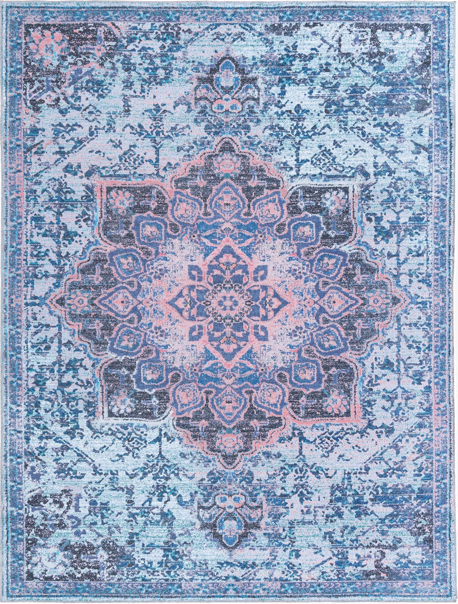 9' 2 x 12' Washable Francesca Rug