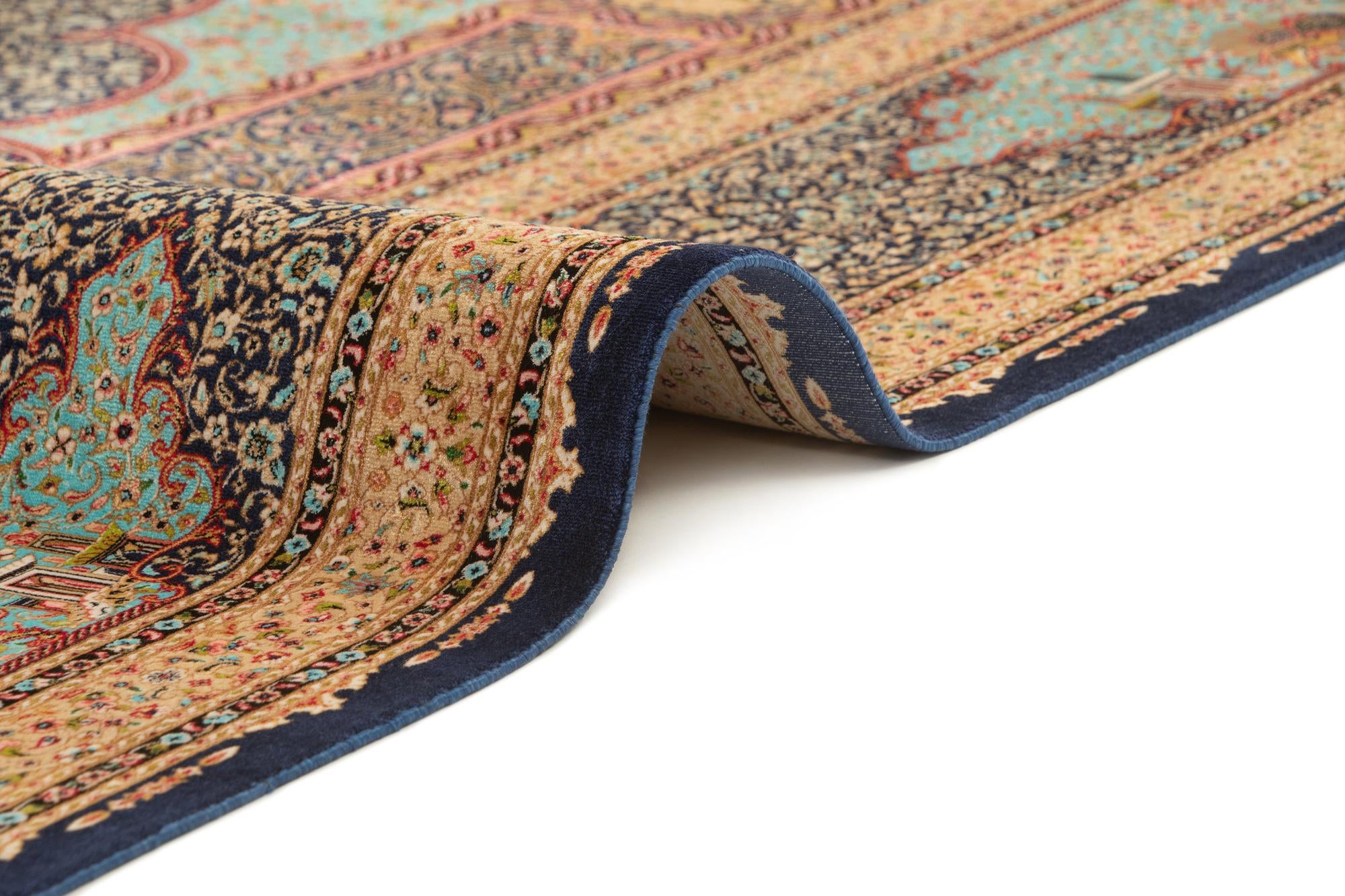 6' 4 x 9' 11 Ghom Design Rug