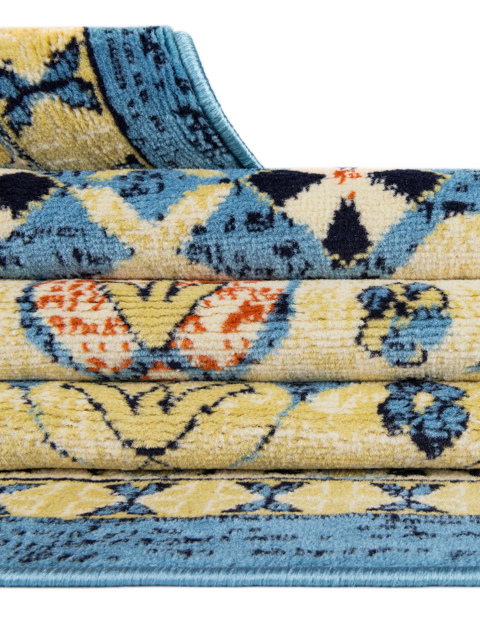 7' x 10' Heriz Design Rug