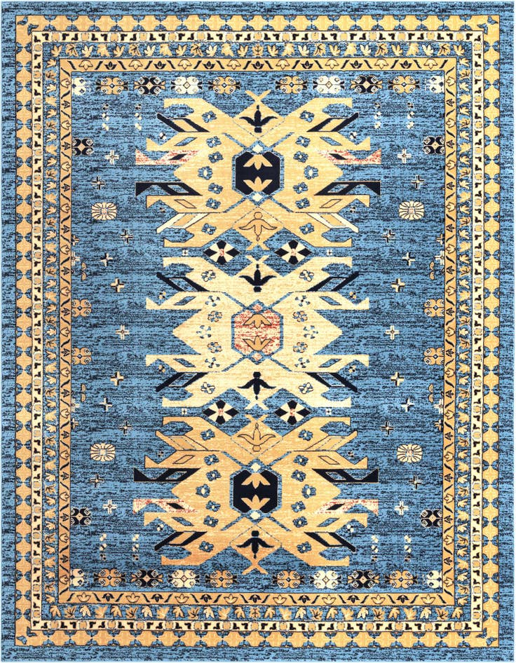 Detail image of 10' x 13' Heriz Design Rug