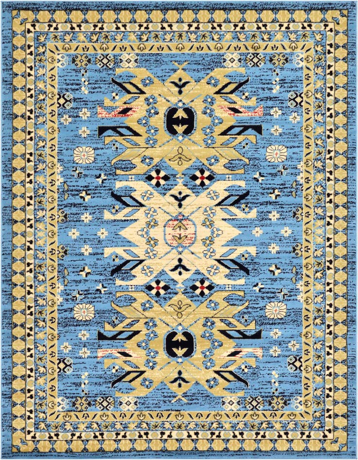 Detail image of 6' x 9' Heriz Design Rug