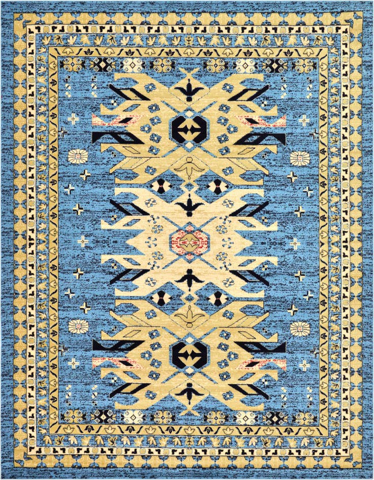 Detail image of 9' x 12' Heriz Design Rug
