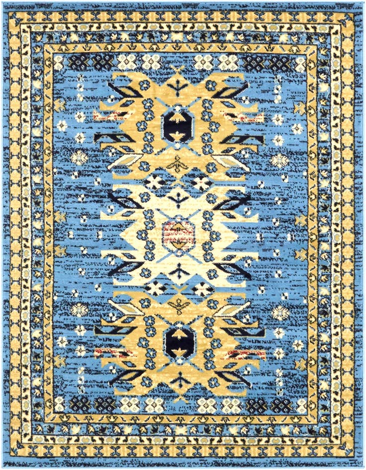 Detail image of 4' x 6' Heriz Design Rug
