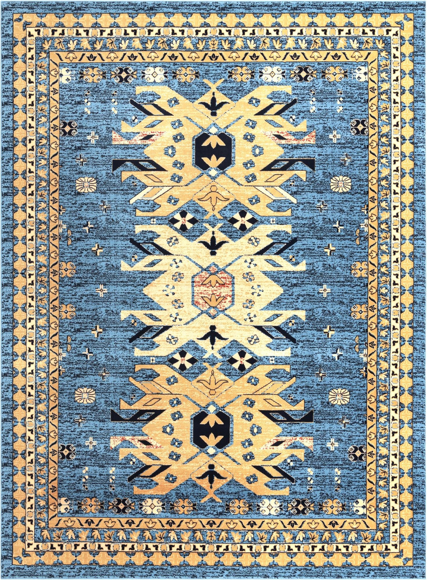10' x 13' Heriz Design Rug