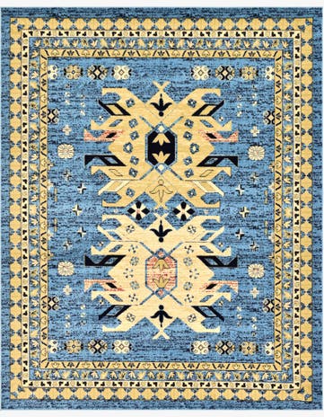 7' 10 x 10' Heriz Design Rug