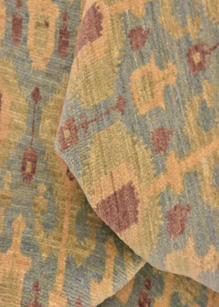 8' x 9' 9 Hand Knotted Ikat Rug