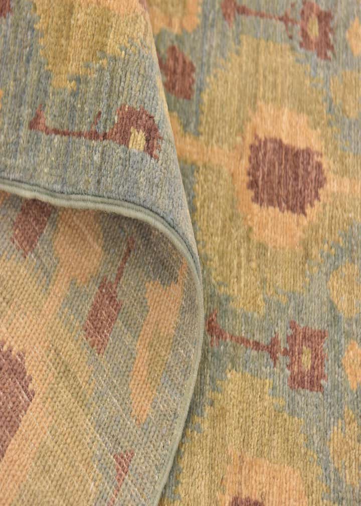 8' x 9' 9 Hand Knotted Ikat Rug