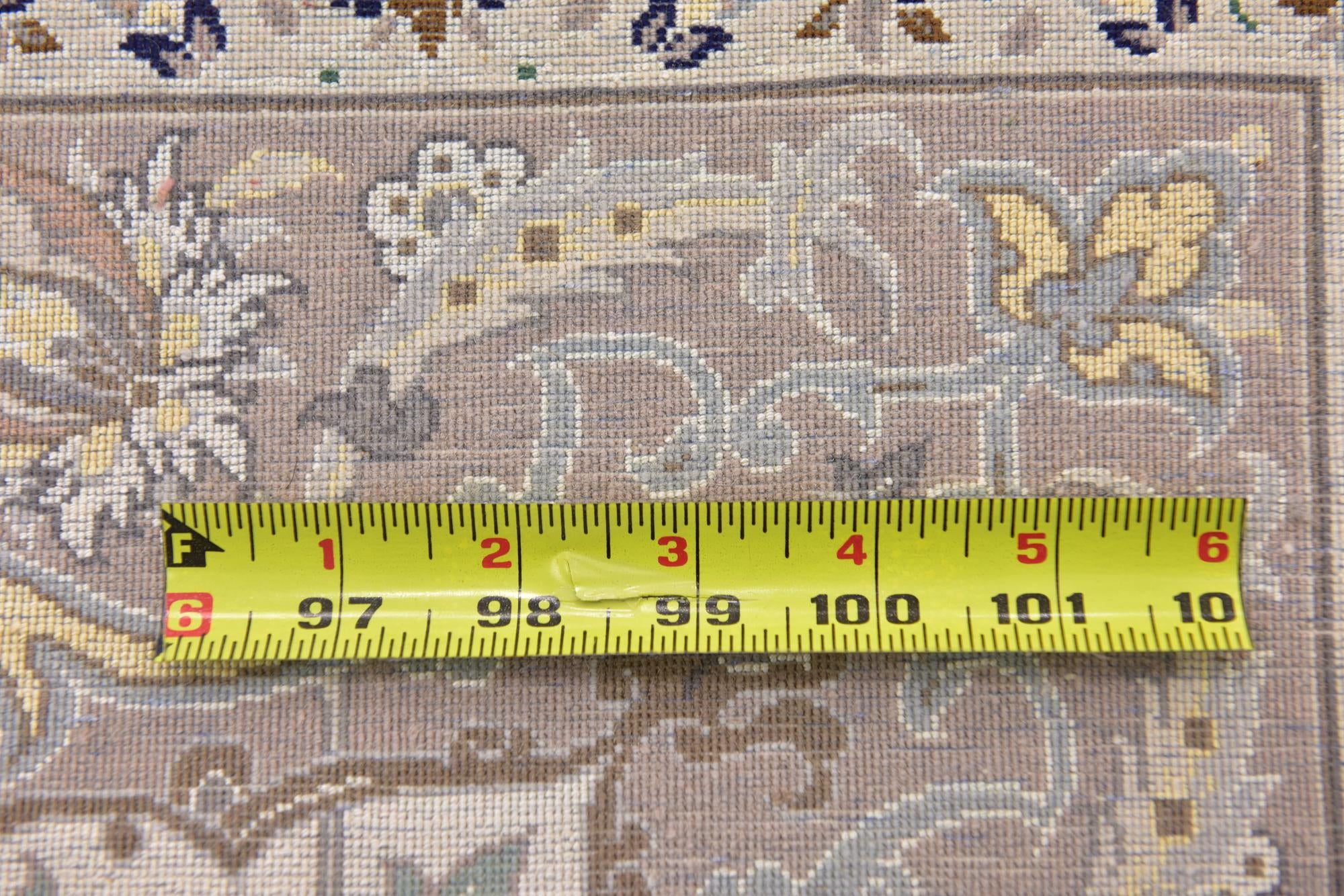 4' 4 x 6' 6 Hand Knotted Isfahan Persian Rug