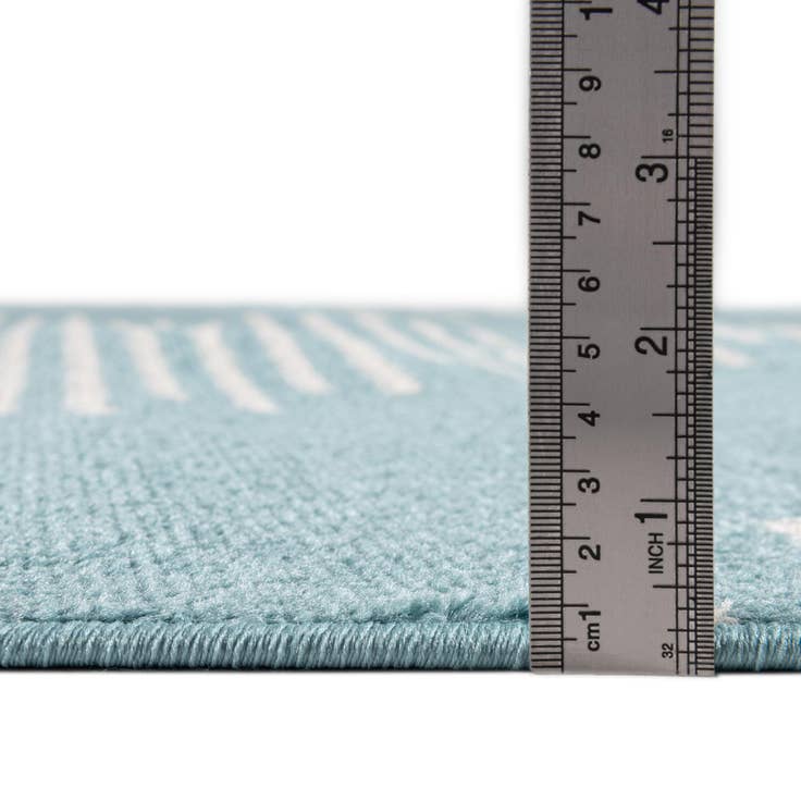 Detail image of Custom Light Blue Kai Rug