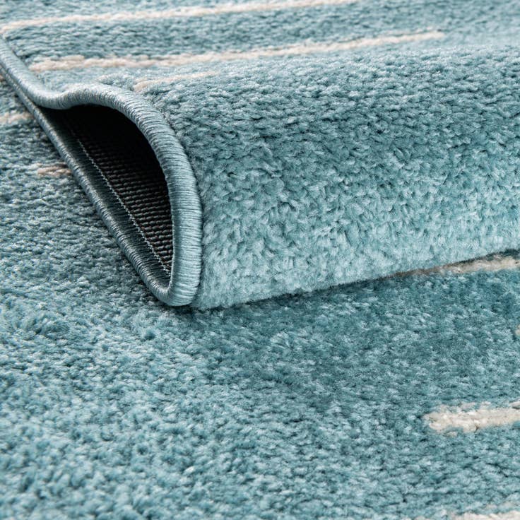 Detail image of Custom Light Blue Kai Rug