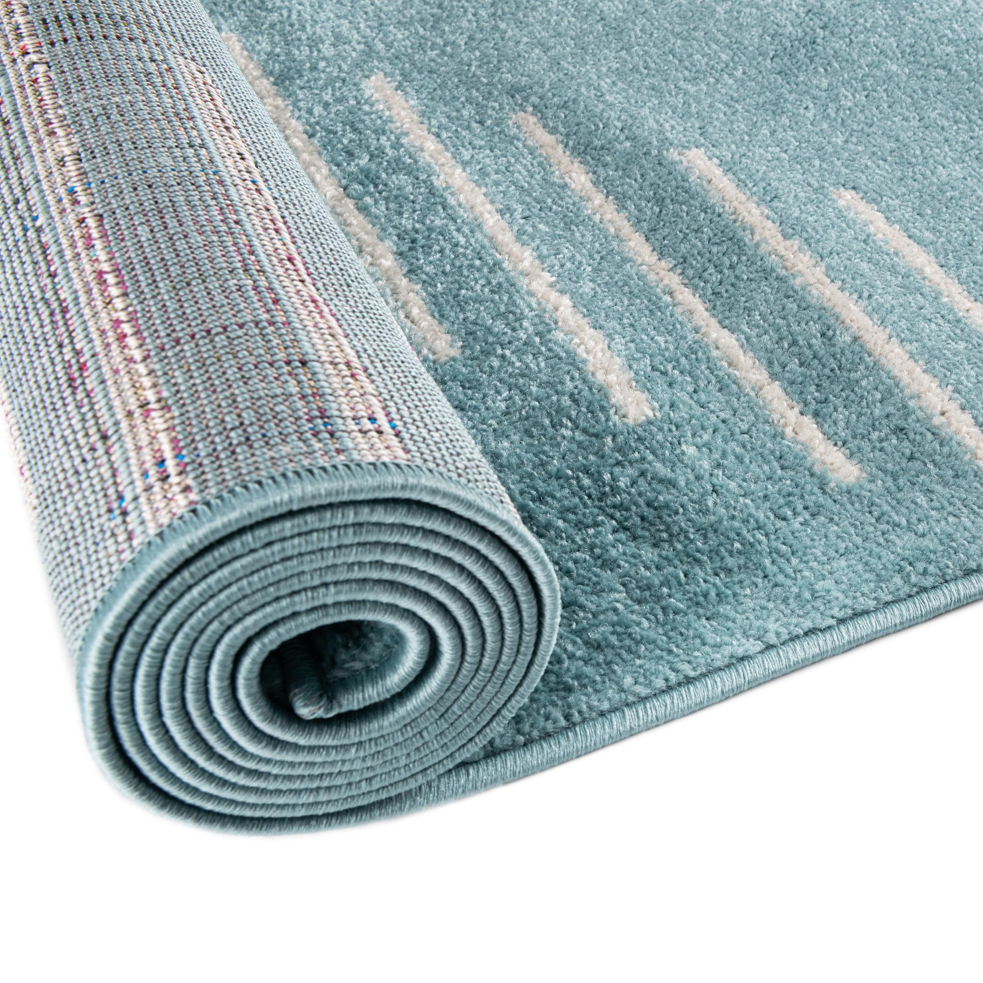 Custom Light Blue Kai Rug