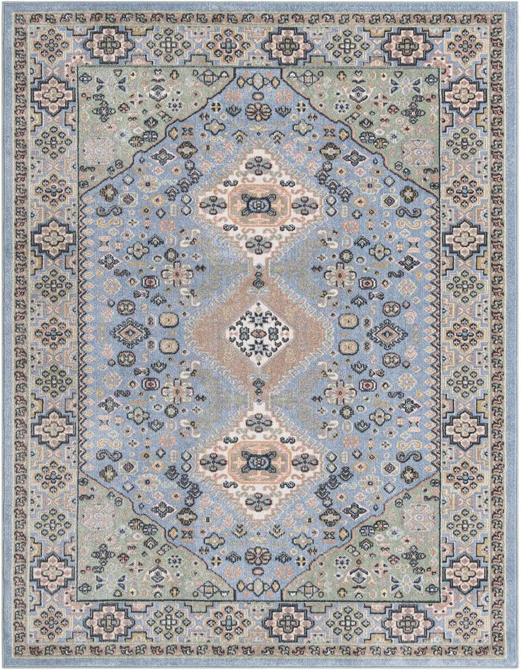 Detail image of 5' 3 x 8' Kamala Washable Rug