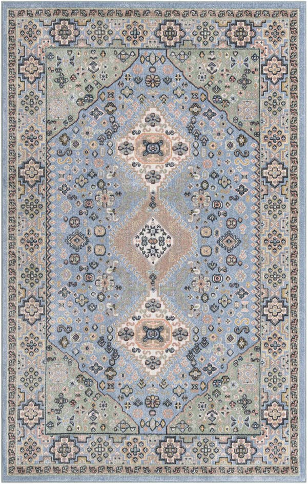 Detail image of 5' 3 x 8' Kamala Washable Rug