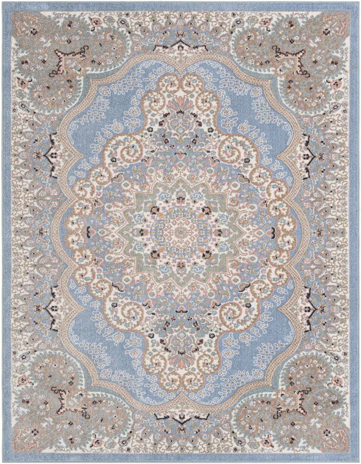 Detail image of 5' 3 x 8' Kamala Washable Rug