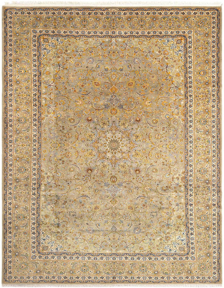 Detail image of 9' 8 x 13' 7 Kashan Wool Rug