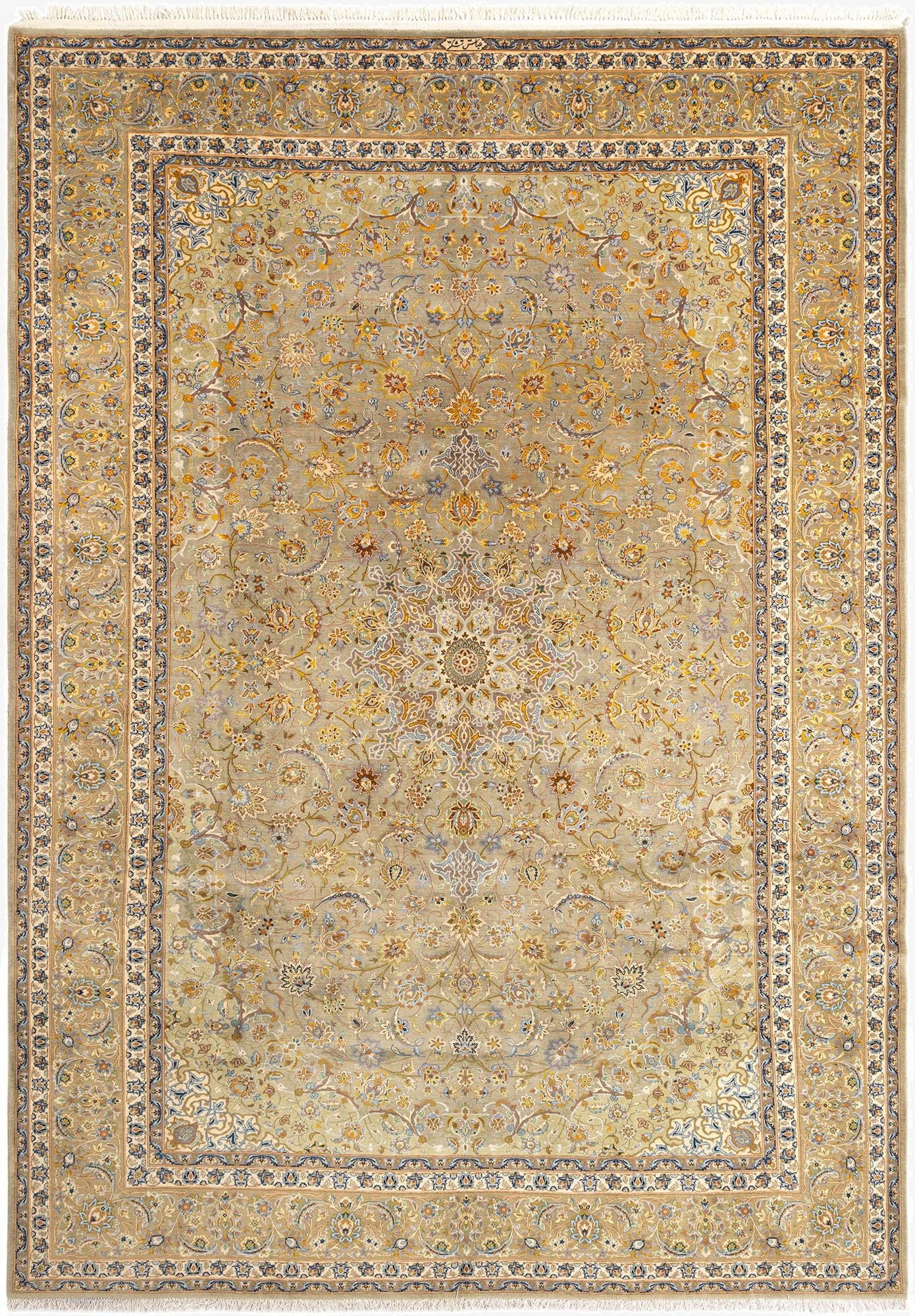 295cm x 413cm Kashan Wool Rug