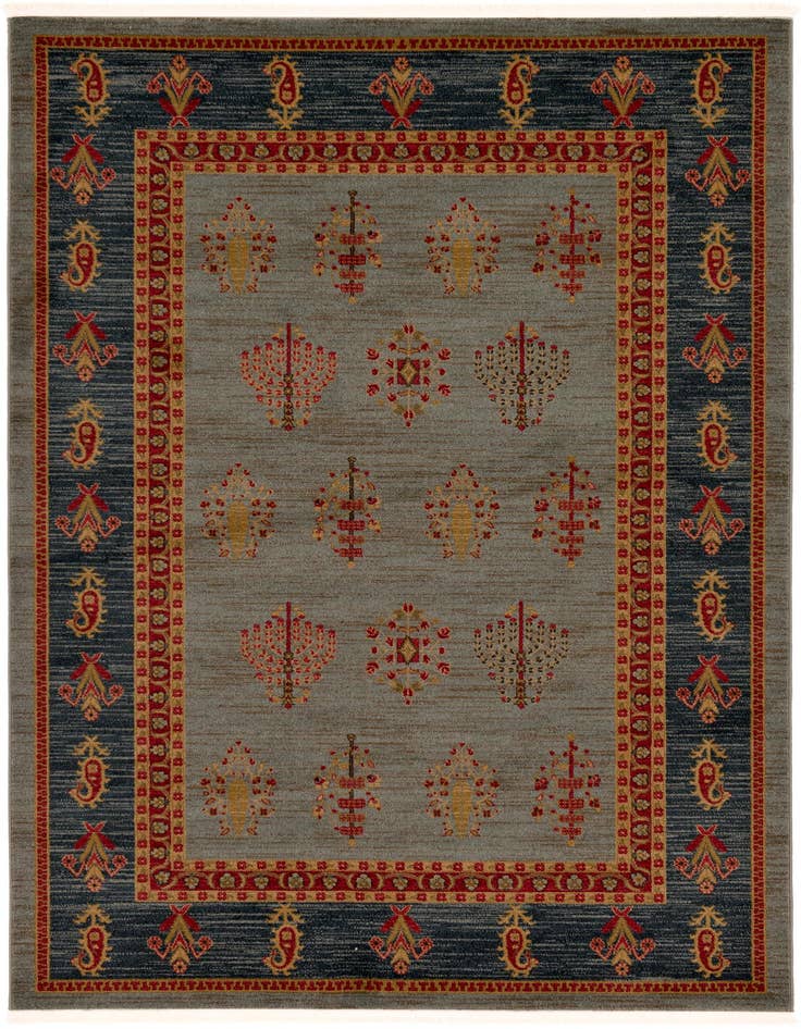 Detail image of 6' x 9' Kashkuli Gabbeh Rug