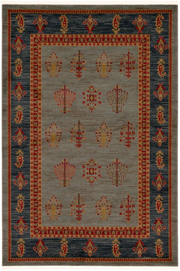 Detail image of 6' x 9' Kashkuli Gabbeh Rug