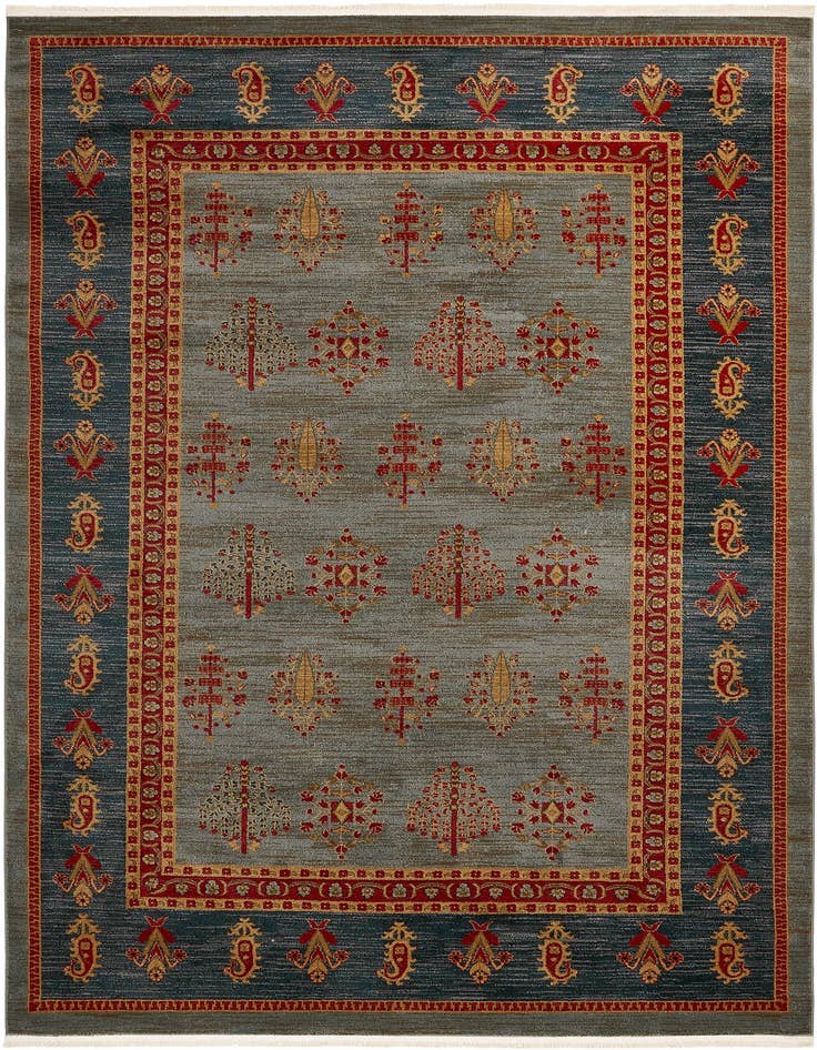Detail image of 8' x 11' Kashkuli Gabbeh Rug
